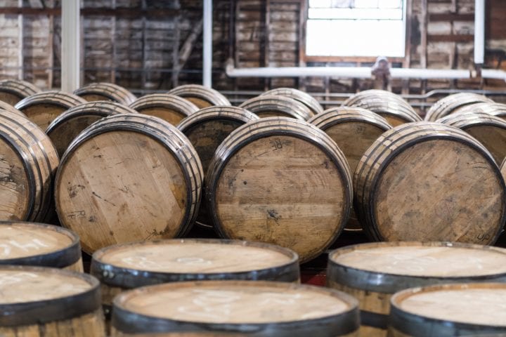 Whiskey Barrel Storage Room